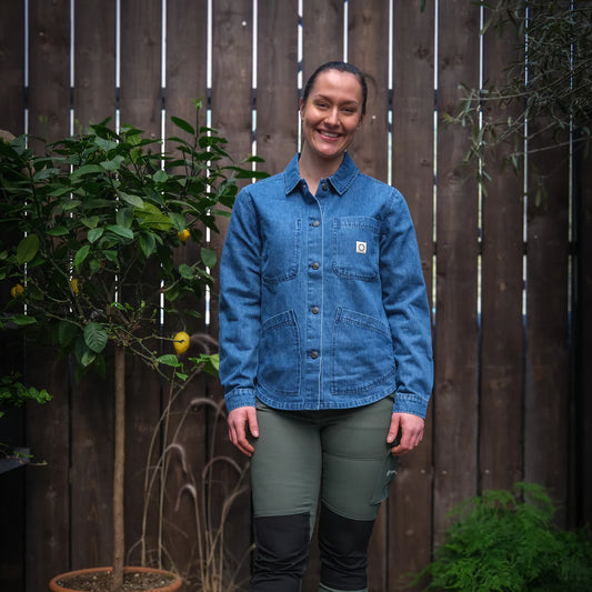 Denim vinnuskyrta